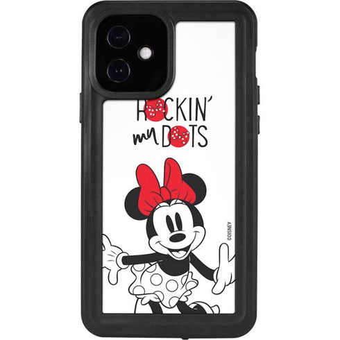 Disney Minnie Mouse Rockin My Dots iPhone 12 Waterproof Case