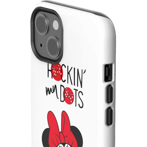 Disney Minnie Mouse Rockin My Dots iPhone 15 Plus Impact Case