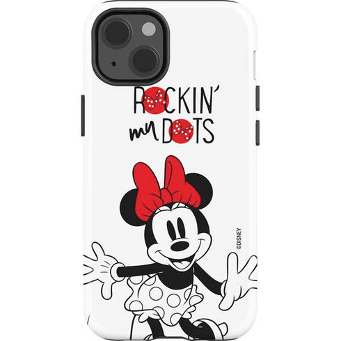 Disney Minnie Mouse Rockin My Dots iPhone 15 Impact Case