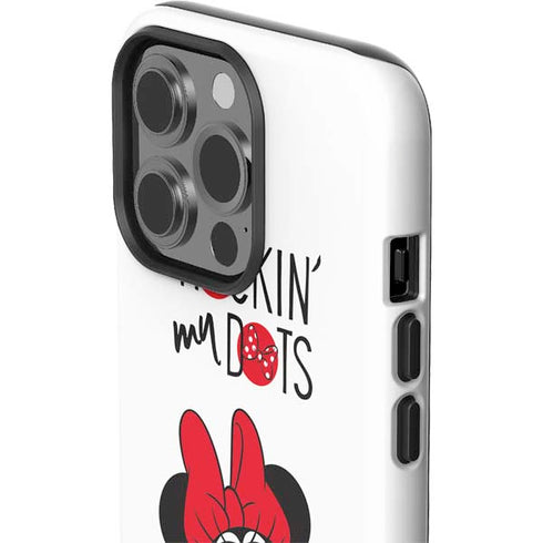 Disney Minnie Mouse Rockin My Dots iPhone 14 Pro Impact Case