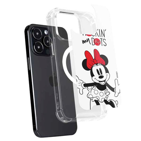 Disney Minnie Mouse Rockin My Dots iPhone 15 Pro MagSafe Case