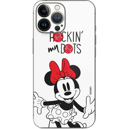 Disney Minnie Mouse Rockin My Dots iPhone 14 Pro Max Skin