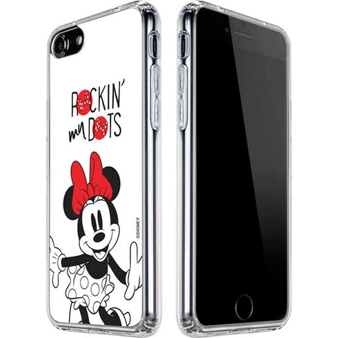 Disney Minnie Mouse Rockin My Dots iPhone SE (2nd & 3rd Gen) Clear Case