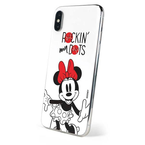 Disney Minnie Mouse Rockin My Dots iPhone X Skin