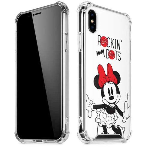 Disney Minnie Mouse Rockin My Dots iPhone XS Max Clear Case