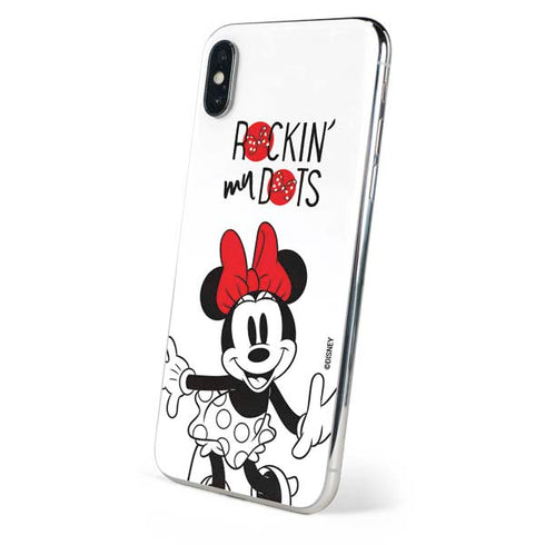 Disney Minnie Mouse Rockin My Dots iPhone XS Skin