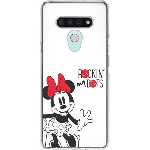 Disney Minnie Mouse Rockin My Dots LG Stylo 6 Clear Case