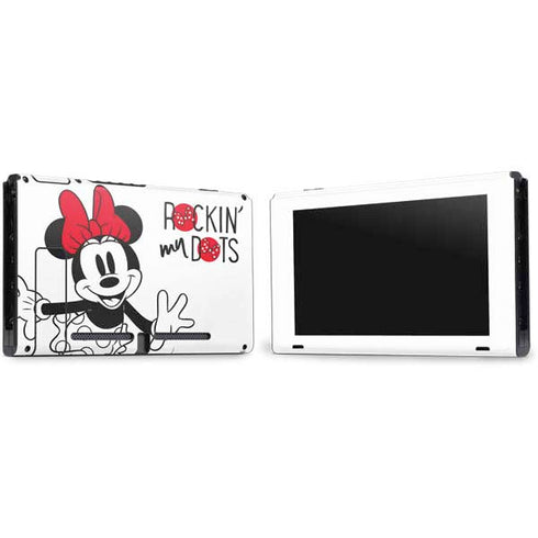 Disney Minnie Mouse Rockin My Dots Nintendo Switch Bundle Skin
