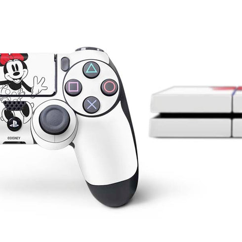 Disney Minnie Mouse Rockin My Dots PS4 Console and Controller Bundle Skin
