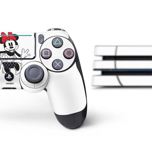 Disney Minnie Mouse Rockin My Dots PS4 Pro Bundle Skin