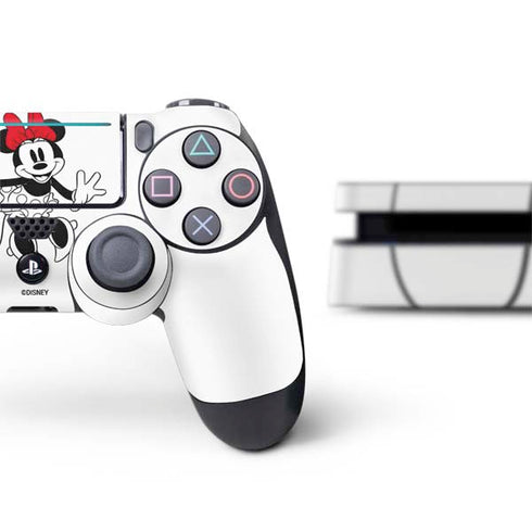 Disney Minnie Mouse Rockin My Dots PS4 Slim Bundle Skin