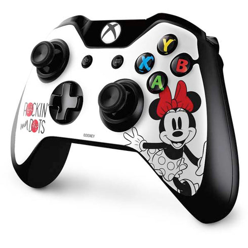 Disney Minnie Mouse Rockin My Dots Xbox One Controller Skin