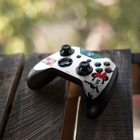 Disney Minnie Mouse Rockin My Dots Xbox One Controller Skin
