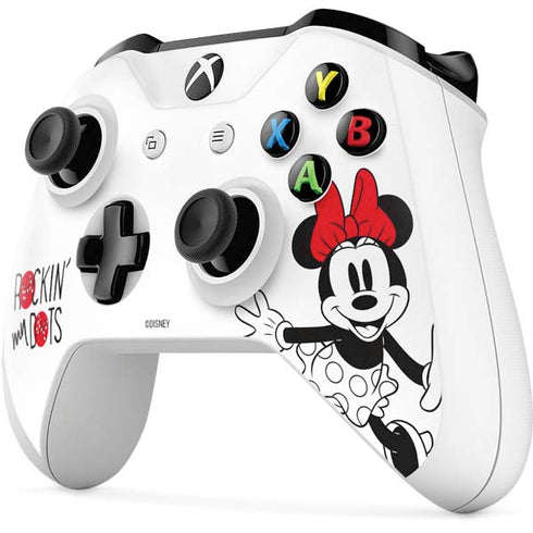Disney Minnie Mouse Rockin My Dots Xbox One S All-Digital Edition Bundle Skin