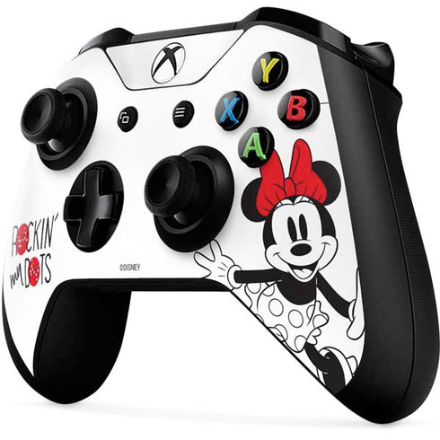 Disney Minnie Mouse Rockin My Dots Xbox One X Controller Skin