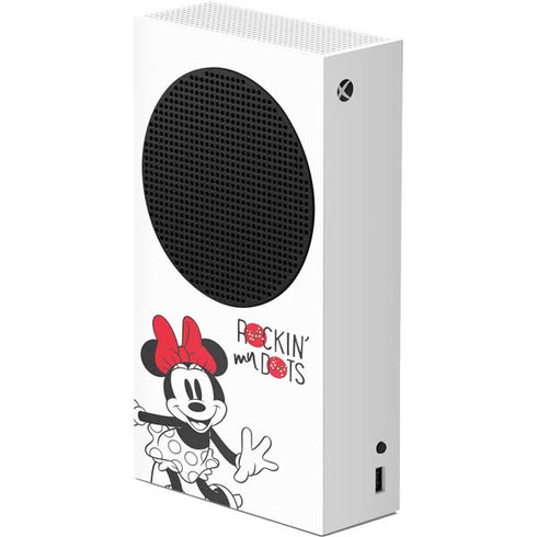Disney Minnie Mouse Rockin My Dots Xbox Series S Console Skin