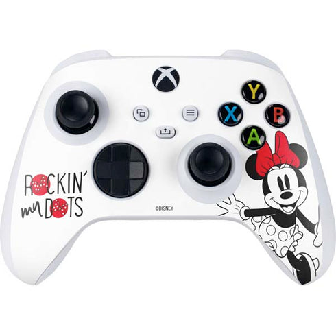 Disney Minnie Mouse Rockin My Dots Xbox Series S Controller Skin