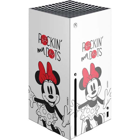 Disney Minnie Mouse Rockin My Dots Xbox Series X Console Skin
