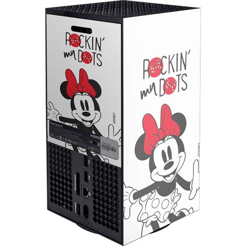 Disney Minnie Mouse Rockin My Dots Xbox Series X Console Skin