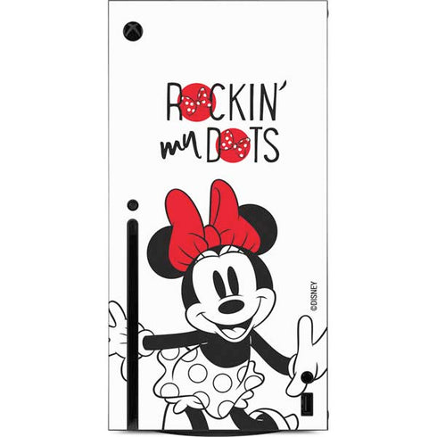Disney Minnie Mouse Rockin My Dots Xbox Series X Console Skin
