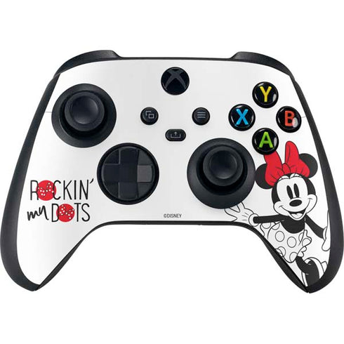 Disney Minnie Mouse Rockin My Dots Xbox Series X Controller Skin