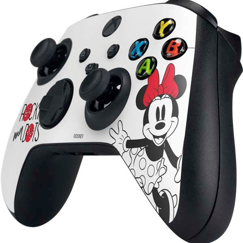 Disney Minnie Mouse Rockin My Dots Xbox Series X Controller Skin