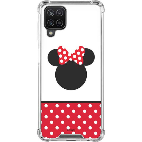 Disney Minnie Mouse Symbol Galaxy A12 Clear Case