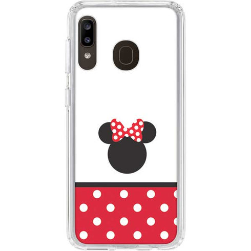 Disney Minnie Mouse Symbol Galaxy A20 Clear Case