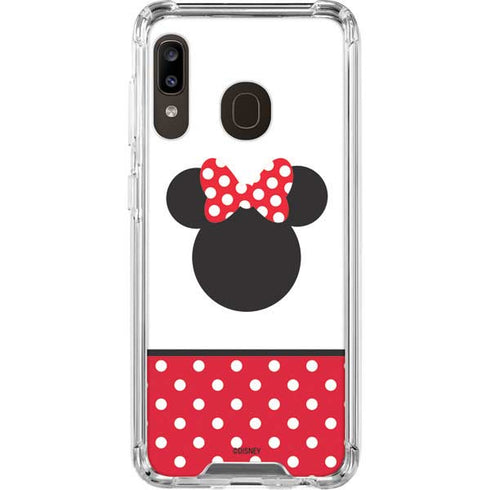 Disney Minnie Mouse Symbol Galaxy A30 Clear Case