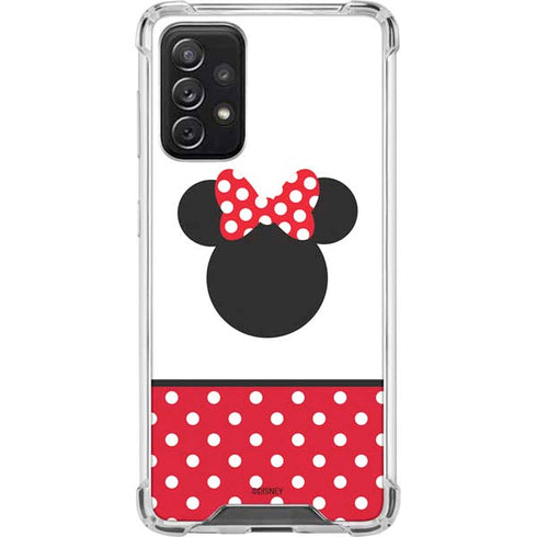 Disney Minnie Mouse Symbol Galaxy A72 5G Clear Case