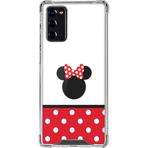 Disney Minnie Mouse Symbol Galaxy Note20 5G Clear Case