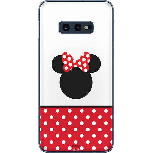Disney Minnie Mouse Symbol Galaxy S10e Skin