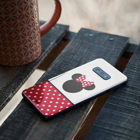 Disney Minnie Mouse Symbol Galaxy S10e Skin
