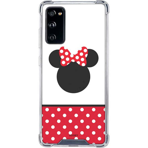 Disney Minnie Mouse Symbol Galaxy S20 FE Clear Case