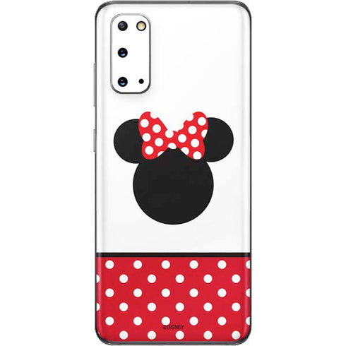 Disney Minnie Mouse Symbol Galaxy S20 Skin
