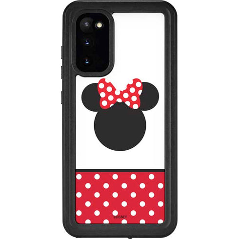 Disney Minnie Mouse Symbol Galaxy S20 Waterproof Case