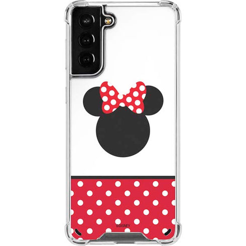 Disney Minnie Mouse Symbol Galaxy S21 Plus 5G Clear Case