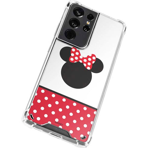 Disney Minnie Mouse Symbol Galaxy S21 Ultra 5G Clear Case