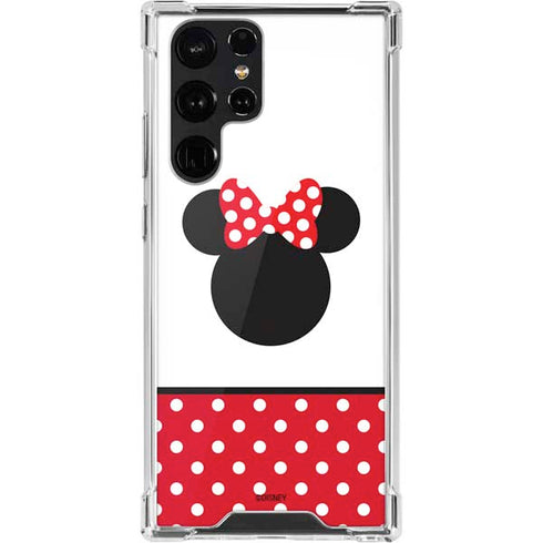 Disney Minnie Mouse Symbol Galaxy S22 Ultra Clear Case