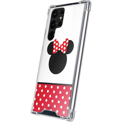 Disney Minnie Mouse Symbol Galaxy S22 Ultra Clear Case