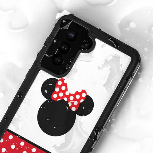 Disney Minnie Mouse Symbol Galaxy S23 Plus Waterproof Case