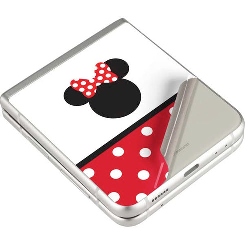 Disney Minnie Mouse Symbol Galaxy Z Flip3 5G Skin
