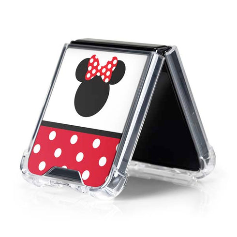 Disney Minnie Mouse Symbol Galaxy Z Flip5 5G Clear Case