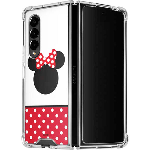 Disney Minnie Mouse Symbol Galaxy Z Fold4 5G Clear Case