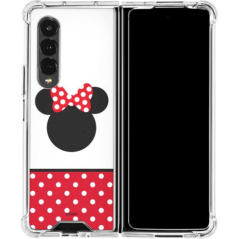 Disney Minnie Mouse Symbol Galaxy Z Fold4 5G Clear Case