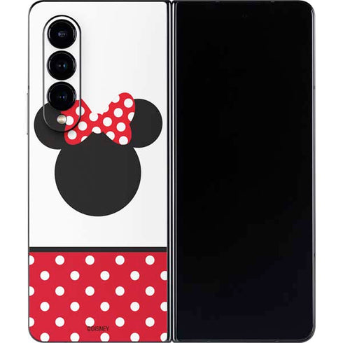 Disney Minnie Mouse Symbol Galaxy Z Fold4 5G Skin