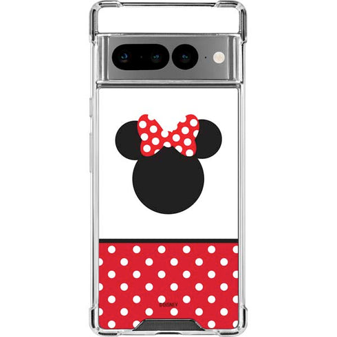 Disney Minnie Mouse Symbol Google Pixel 7 Pro Clear Case