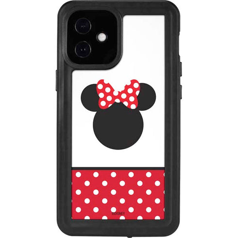 Disney Minnie Mouse Symbol iPhone 12 Mini Waterproof Case