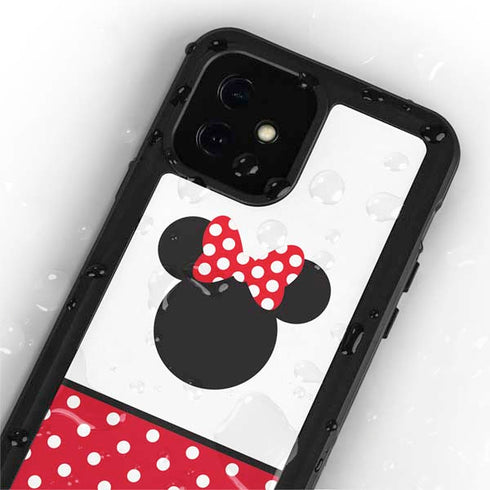Disney Minnie Mouse Symbol iPhone 12 Mini Waterproof Case