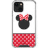 Disney Minnie Mouse Symbol iPhone 13 Mini Clear Case
